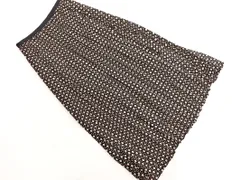 JOURNAL STANDARD relume ジャーナルスタンダードレリューム 総柄 ロング スカート sizeF/黒 ■◇ レディース
