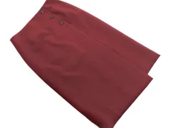 UNTITLED アンタイトル スリット ロング スカート size1/えんじ ■◇ レディース