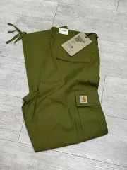 34x32 カーハート レギュラー カーゴ パンツ カーキ グリーン