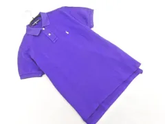 Ralph Lauren Purple Label ラルフローレン パープルレーベル ロゴ 刺繍 ポロシャツ sizeM/紫 ■■ メンズ