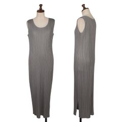 PLEATS PLEASE BASICSノースリーブ ロングワンピースJH114 - メルカリ