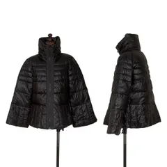 アルマーニ エクスチェンジARMANI EXCHANGE 袖フレア中綿ジップアップジャケット 黒Sのサムネイル
