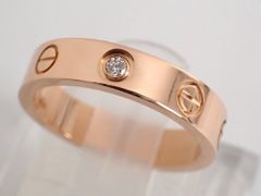値下げ✨Cartier✨ラブリング 1Pダイヤ 48定価44万 美品 K18 - メルカリ