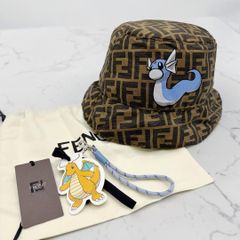 FENDI フェンディ ポケモン コラボ カイリュー キャップ 帽子 ズッカ柄