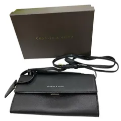 199990 現状品 CHARLES & KEITH チャールズアンドキース ショルダーバッグ　ブラック　長財布 レディース