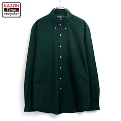 90s vintage RALPH LAUREN ボタンダウン 長袖シャツ メンズ 表記XLサイズ