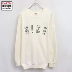 90s USA製 vintage NIKE ロゴプリント スウェット トレーナー メンズ 表記Mサイズ