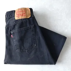 ■古着 Levi's リーバイス 501ブラックジーンズ デニムパンツ STRAIGHT FIT 19年製 W30L32【L6127】