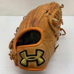 アンダーアーマー 野球グローブ オレンジ 軟式用 内野用 - メルカリ