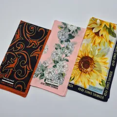 【新品】49 AV JUNKO SHIMADA レディースハンカチ 3枚セットのサムネイル
