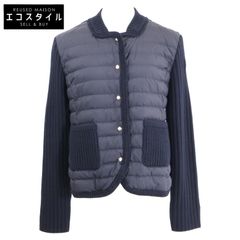 MONCLER Moncler [미품 / 24 년제] K10939B00013 CARDIGAN TRICOT 가디건 트리코트 다운 / 니트 전환 재킷 S
