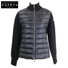 MONCLER Moncler [미품 / 24 년제] K10939B00025 CARDIGAN TRICOT 가디건 트리코트 다운 / 니트 전환 재킷 S