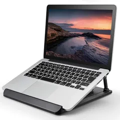 エレコム ノートPCスタンド 折りたたみ 回転式 折りたたみ時サイズ:幅258×奥行280×高さ30mm 耐荷重:10kg ブラック PCA-LTSR8BK 0