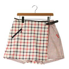 Chloé クロエ ゴルフ チェックパンツ レディース LL ピンクベージュ
