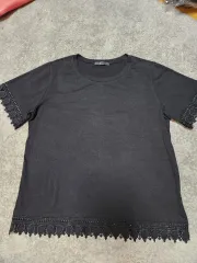 レノマ renoma コットン レース 半袖Tシャツ-Lのサムネイル