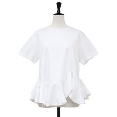 YOKO CHAN フリル カットソーTシャツ ホワイト 40 - メルカリ