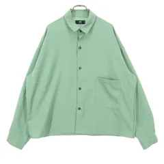 美品 HARE ハレ 日本製 長袖 シャツ S グリーン レディース 古着