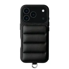 【 DEMIU デミュウ 】 〔 iPhone対応 17Pro用 〕 スマホケース 携帯カバー 背面 手帳型 本革 プレゼント ギフト バロン BALLON 〔 ブラック 〕 1