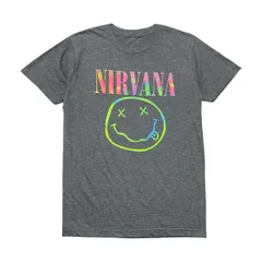 USA 古着 オフィシャル NIRVANA ニルヴァーナ ニルバーナ スマイル ミュージック ロックTシャツ バンドTシャツ メンズM BA5623