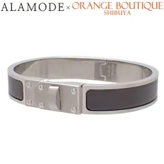 HERMES(エルメス) ケリーメン メタル エナメル バングル アクセサリー ジュエリー ブレスレット シルバー銀 グレー メンズ 40802187393【中古】【アラモード】のサムネイル