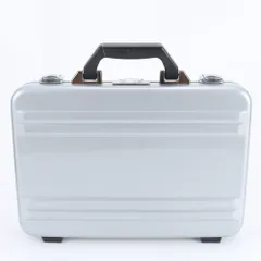 ゼロハリバートン アタッシュケース ハードケース 書類鞄 ビジネス ブリーフケース 出張 A4 シルバー メンズ EIE EA22-4【中古】のサムネイル
