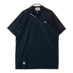 【極美品】マスターバニー　半袖スニード　黒　ゴルフ　ナイロンストレッチ　M 極美品】マスターバニー 半袖スニード 黒 ゴルフ ナイロンストレッチ M