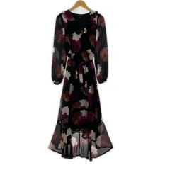 Banana Republic バナナリパブリック リボン付き 花柄ワンピース sizeXS/マルチカラーのサムネイル