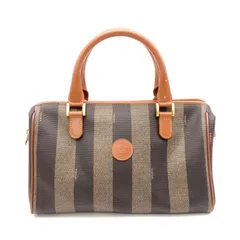 FENDI フェンディ ペカン ハンドバッグ レザー PVC ブラウン系 ヴィンテージのサムネイル
