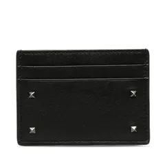 ヴァレンティノ ロックスタッズ カードケース パスケース ブラック レザー レディース VALENTINO【228-38201】のサムネイル