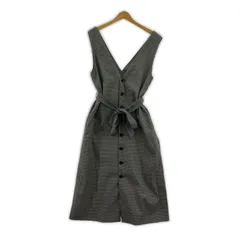 Rope Picnic ロペピクニック ボタンジャンパースカートワンピース size38/グレー系