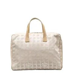 シャネル ニュートラベルライン ハンドバッグ ビジネスバッグ ブリーフケース ベージュ キャンバス レザー レディース CHANEL【228-38932】のサムネイル