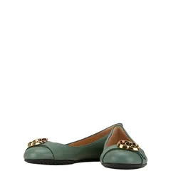 グッチ GGマーモント - フラットシューズ サイズ:35 1/2 365590 グリーン レザー レディース GUCCI【228-71913】のサムネイル