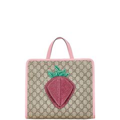 GUCCI チルドレンズ トートバッグ アレッサンドロ・ミケーレ 3Dいちご 