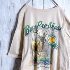 【入手困難】00s Vintage 古着 BASS PRO SHOP バックプリント 半袖Tシャツ #4220のサムネイル