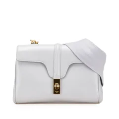 セリーヌ ティーン ソフト16 セーズ 斜め掛け ショルダーバッグ ライトグレー レザー レディース CELINE【228-04090】のサムネイル