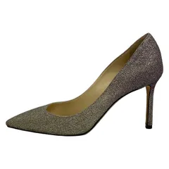 JIMMY CHOO(ジミーチュウ) パンプス 37 レディース シルバー×パープル グラデーション