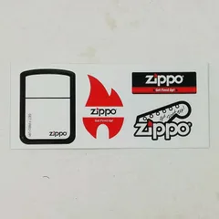 【未使用品】【送料無料】zippoライターステッカーシール4アイテム非売品※メール便でお送りします【代引き不可】のサムネイル