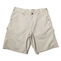 90's 00's リー Lee コットンツイル ペインターショーツ (34R) 生成り系 ショートパンツ 90年代 コスタリカ製 旧タグ オールド アメリカ古着 USED ビンテージ ヴィンテージ