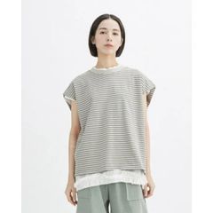 ヤマダヤ ラシュッド ポンチョライク和紙ニット 半袖トップス - メルカリ