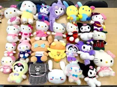 サンリオ各種サンリオクロミ等＆ハローキティぬいぐるみガチャ中型人形コレクション（1個あたり）