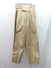 ◇ STUDIOUS ステュディオス ウエストチャーム バイカラー カジュアル パンツ サイズ0 カーキー メンズ レディース E  【1304120023888】のサムネイル