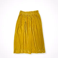 DRIES VAN NOTEN / シルクMIXベロアギャザースカート タグ付 参考定価：80,000程度 SIZE:34のサムネイル