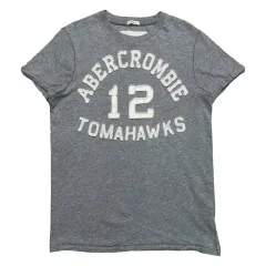 Abercrombie マッスルフィット 半袖Tシャツ グレー S