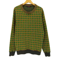 キャバン CABaN 21AW コットンカシミヤ フラワータイルジャカード クルーネックプルオーバー メンズ import：M のサムネイル