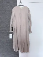 COSコスシャーリングロングONE PIECE ベージュ