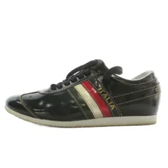 ドルチェ&ガッバーナ ドルガバ DOLCE&GABBANA スニーカー エナメル ローカット ロゴ 6 25cm 黒 ブラック CA0453 /XZ ■GY19のサムネイル