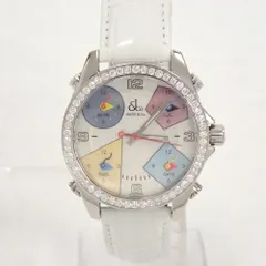 Th1012091 ジェイコブ Five Time Zone ファイブタイムゾーン 5タイムゾーン JC-M24D ダイヤベゼル シェル文字盤 クオーツ 腕時計 JACOB&CO 中古のサムネイル