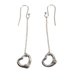 美品✨ティファニー オープンハート フック ダングル ドロップ ピアス