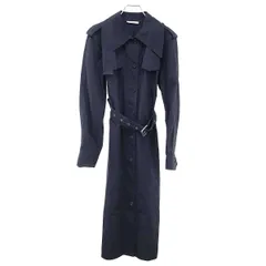 CELINE by Phoebe Philo セリーヌ フィービーファイロ ベルテッドトレンチコート 2 6X34/7555 ネイビー 36のサムネイル