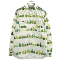 JUNYA WATANABE COMME des GARCONS MAN 19SS コットンブロードフルーツプリントシャツ WC-B010 ホワイト Mのサムネイル